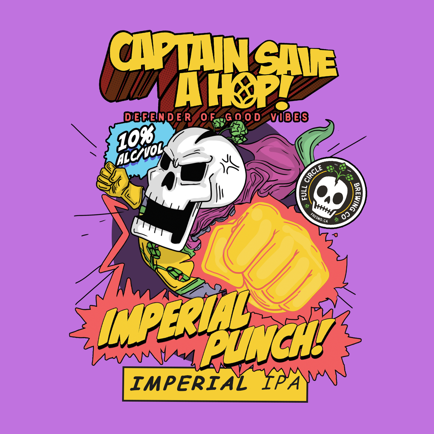 Captain Save A Hop - Imperial Punch - 4 Pack 16oz Cans